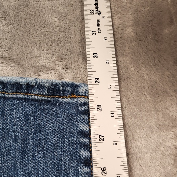 JUDY BLUE Jeans Slim Fit Cuffed Size 11/30 33X29 Dark Wash JB82204DK - Picture 4 of 15